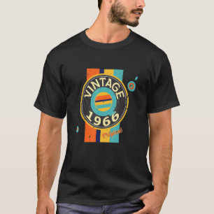 Camiseta Grabar Vinyl 1966 Vintage de jugador de registro d