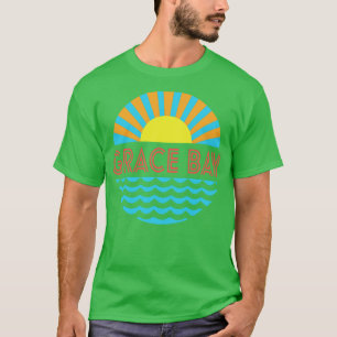 Camiseta Grace Bay Beach Sun Y Waves