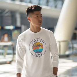 Camiseta Grace Bay Beach, Turcas Y Caicos Faded Classic