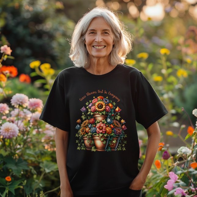 Camiseta Grace Blooms Mejor En Compañía (Subido por el creador)