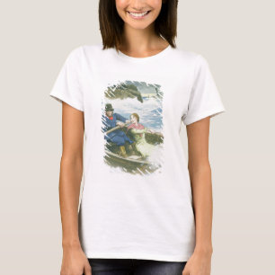 Camiseta Grace Darling (1815-41) and her father rescuing su