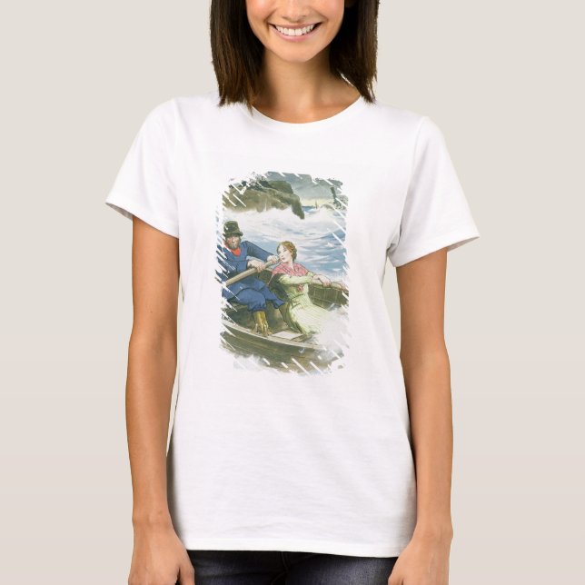 Camiseta Grace Darling (1815-41) and her father rescuing su (Anverso)