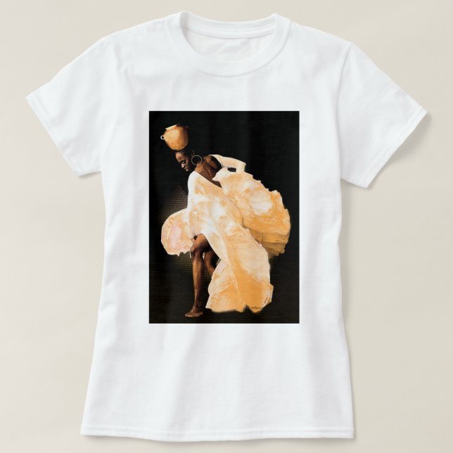 Camiseta Grace en movimiento - Baile folclórico africano (Diseño del anverso)