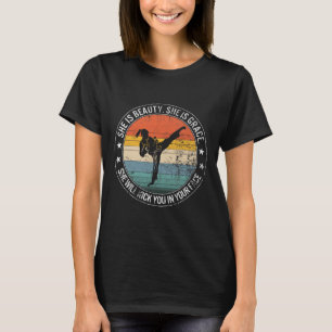 Camiseta Grace, la belleza te pateará la cara