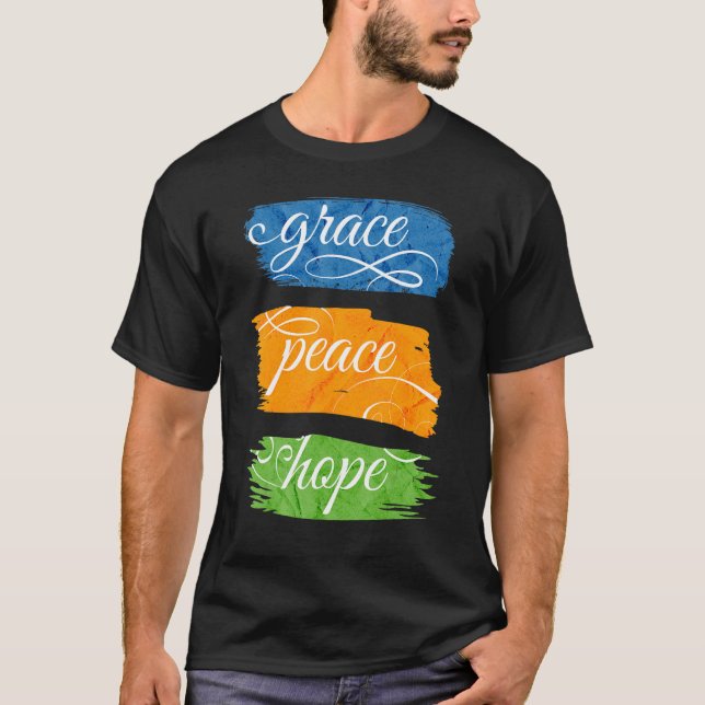 Camiseta Grace Peace Hope (Anverso)