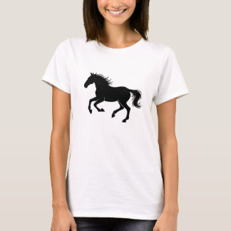 Camiseta Graceful Horse Silhouette in Motion