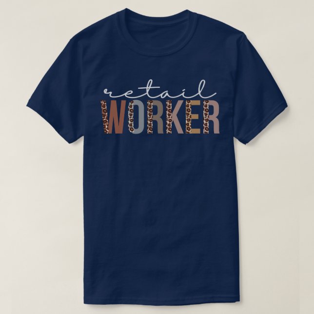 Camiseta Gracia De Apreciación De Leopard De Trabajadores M (Diseño del anverso)