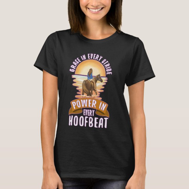 Camiseta Gracia En Cada Poder De Stride En Cada Mujer De Ho (Anverso)