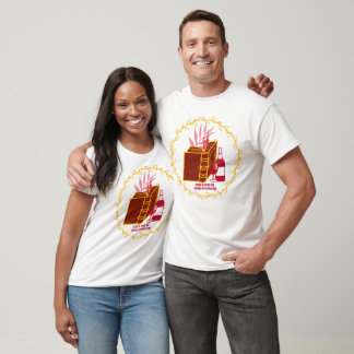 Camiseta Gracia en cada sorbo, Escape en cada página