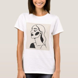 Camiseta Gracia y elegancia del retrato de una noble mujer