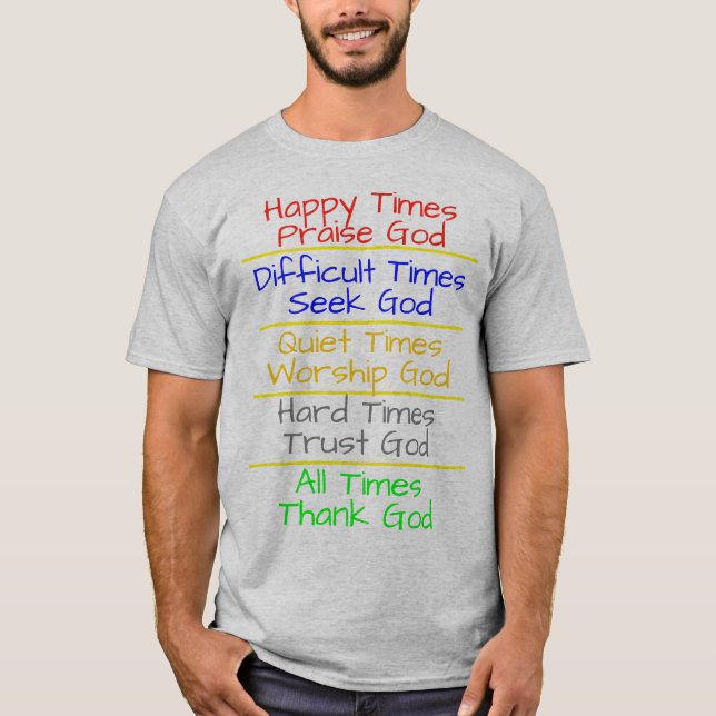 Camiseta Gracias a Dios (Anverso)