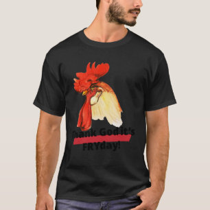 Camiseta Gracias a Dios es el Pollo Rooster del Día de la R