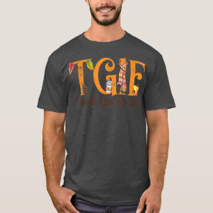Camiseta Gracias a Dios es otoño - TGIF - Caída del amor de