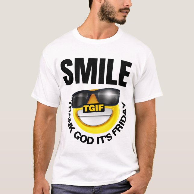 CAMISETA GRACIAS A DIOS QUE ES VIERNES (Anverso)