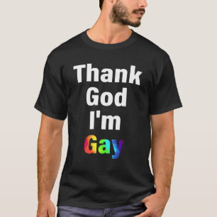 Camiseta Gracias a Dios que soy gay LGBT