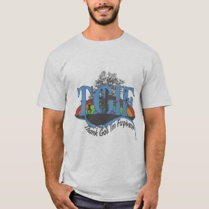 Camiseta Gracias a Dios que soy perdonado TGIF