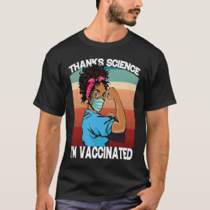 Camiseta Gracias a la ciencia estoy vacunado contra la bla 
