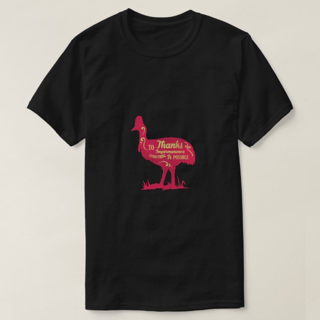 Camiseta Gracias a la impermanencia (Diseño del anverso)