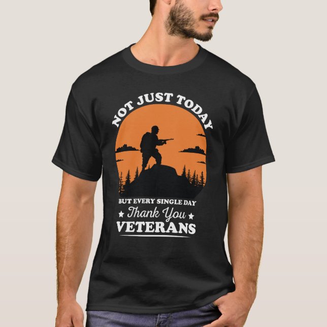 Camiseta Gracias a los veteranos, regalo para los hombres (Anverso)