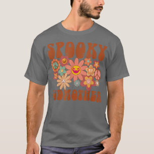 Camiseta Gracias a Retro Groovy Spooky GodMother Fall Hallo