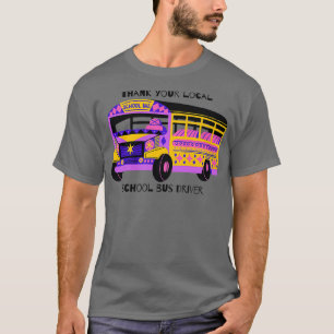 Camiseta Gracias a su conductor de bus escolar local
