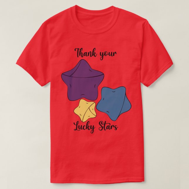 Camiseta Gracias a tus Lucky Stars (Diseño del anverso)