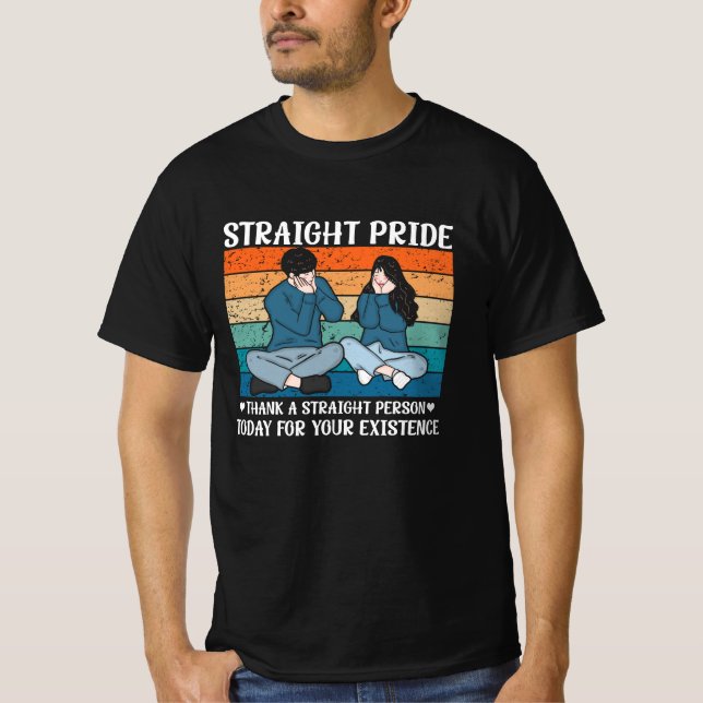 Camiseta Gracias A Una Persona Directa Hoy Por Su Existenci (Anverso)