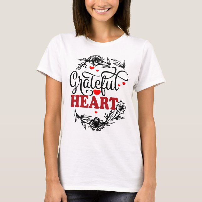 CAMISETA GRACIAS AL CORAZÓN (Anverso)