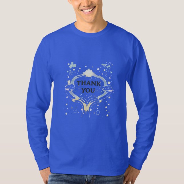 Camiseta gracias al diseño de camisetas. (Anverso)