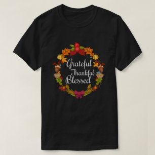 Camiseta Gracias al diseño de vector premium de día