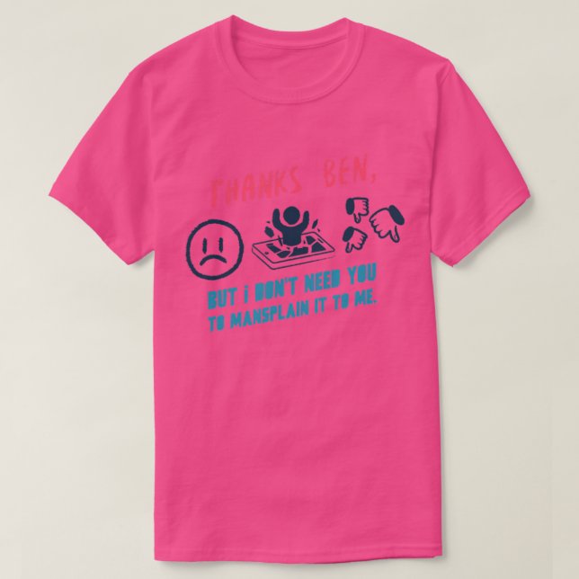 Camiseta Gracias Ben (Diseño del anverso)