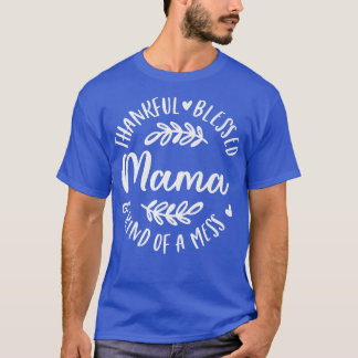 Camiseta Gracias Bendecido Y Como Que Una Mesa Mamá Thanksg