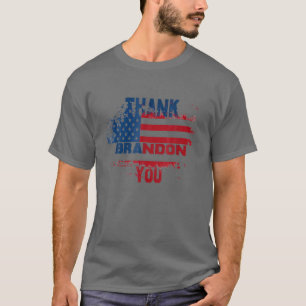 Camiseta Gracias Brandon Bandera Estadounidense Vamos Brand