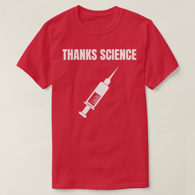 Camiseta Gracias Ciencia 2 (Diseño del anverso)