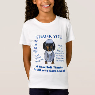 Camiseta Gracias, Dachshund Art