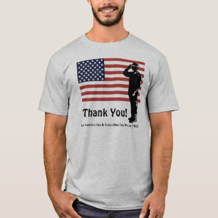 Camiseta ¡Gracias! Día de los Veteranos Todos los Días Vivi