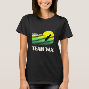 Camiseta Gracias Equipo de Ciencia Vaccin Retro Vintage 1