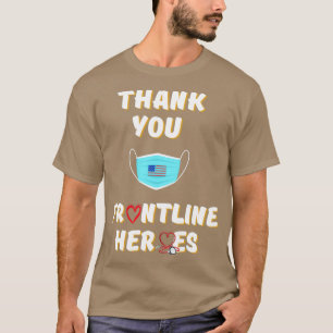 CAMISETA GRACIAS FRONTLINE HEROES AMERICAN FLAG 1