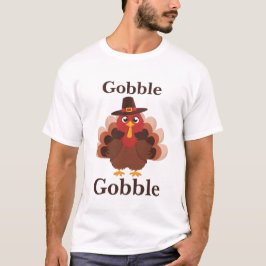 Camiseta Gracias Gobble Gobble Cul Turquía