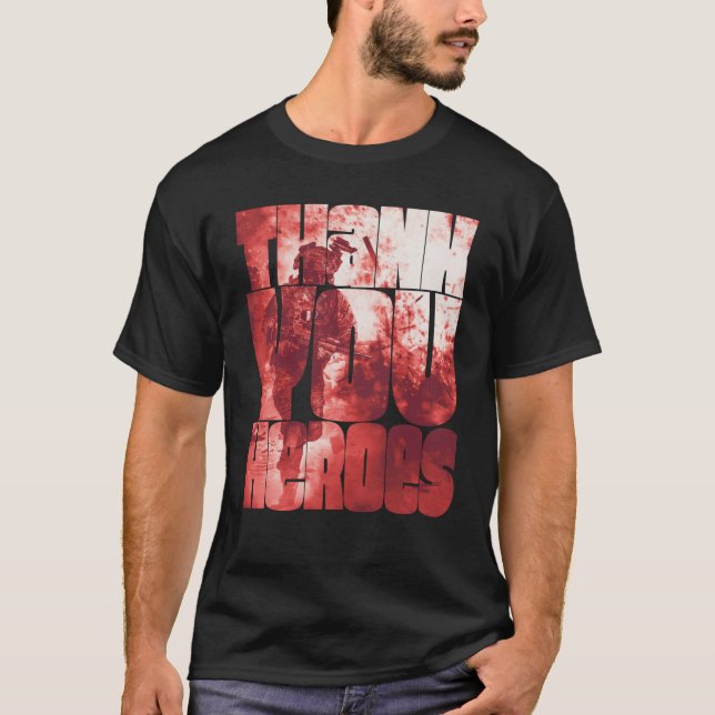 Camiseta Gracias Héroes (Anverso)