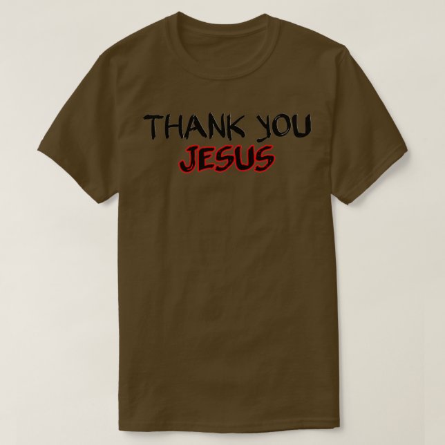 Camiseta Gracias Jesús 4 (Diseño del anverso)