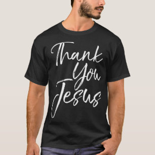 Camiseta Gracias Jesús Amen Vintage Elogio Christian Tee
