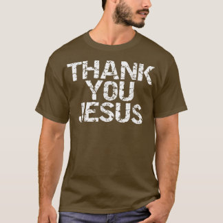 Camiseta Gracias Jesús Dolorido Religioso Cristiano