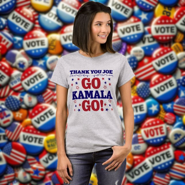 Camiseta Gracias Joe | ¡Vamos Kamala, vamos! (Subido por el creador)