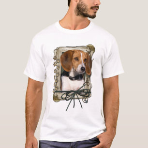 Camiseta Gracias - las patas de piedra - beagle