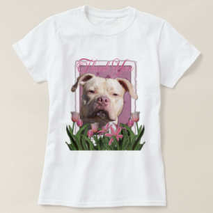 Camiseta Gracias - los tulipanes rosados - Pitbull - chica