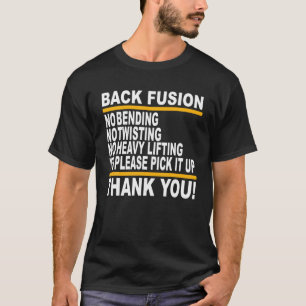Camiseta Gracias Lumbar Back Fusion Scoliosis Surging Rec