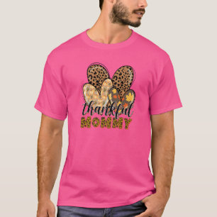 Camiseta Gracias, mamá, corazón de queso, mamá, caída de la