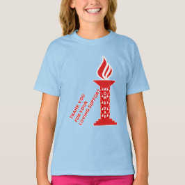 Camiseta Gracias, mamá y papá, por tu amoroso apoyo