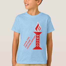 Camiseta Gracias, mamá y papá, por tu amoroso apoyo